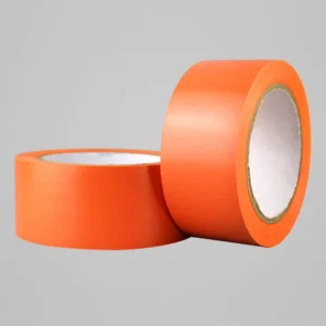 Custom PVC Orange Coloured Warning Tape for Pavement Marking