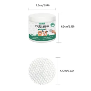 Custom Pet Eye Wet Wipes Dog Cat Nonwoven Organic Antibacterial and Odor Removal Pet Wipes