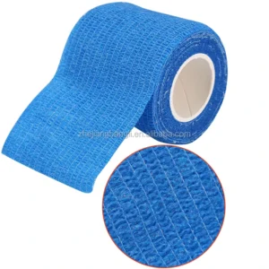 Custom Print Colored Self Adhesive Vet Wrap Cohesive Elastic Bandage 2.5cm*4.5m CE Certified ISO13485