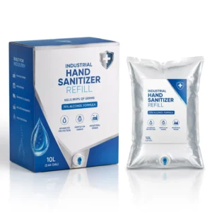Custom Printed 10L Hand Sanitizer Refill Bag in Box Packaging Chemical Grade Liquid Pouch With Tap Valve