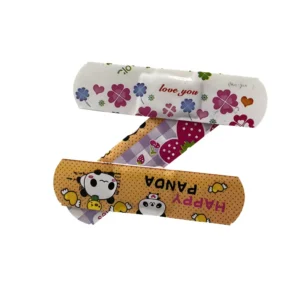 Custom Printed Cartoon Band Aid Medical PE Material Waterproof CE Certified Children’s Cuticle Care Class I 2 Year Shelf Life