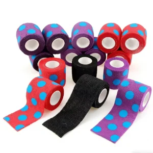 Custom Printed Cotton Hot Melt Adhesive Breathable Lightweight Exercise Waterproof Self Adhesive Sports Tape