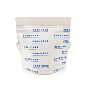 Custom Printed Food Grade High Temperature Steaming Bag Microwave Steam Sterilizer Pouch