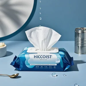 Custom Printed Hand Face Clean Wet Tissue Packaging Bag Sanitary Flexible Napkin Plastic Baby Wet Wipes Back Seal Pouch