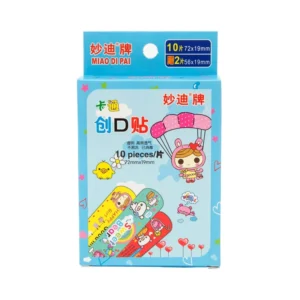 Custom Printed Kids Waterproof Elastic PE Band Aids Cute Cartoon Plaster for Children