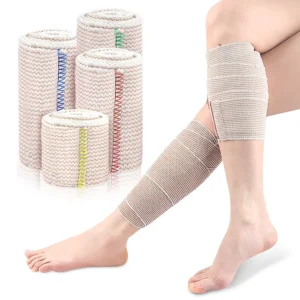 Custom Printed Medical Elastic Bandage With Velcro High Quality Compression Wrap for Global Distributors