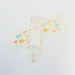 Custom Printed Private Label Band Aids Breathable Cute Wound Plaster With Adhesive Logo Bandaid Manufacturer