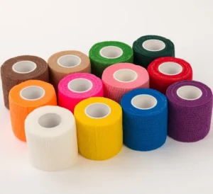 Custom Printed Self Adhesive Non Woven Rolls Strong Stretch Medical Elastic Adhesive Bandage in China