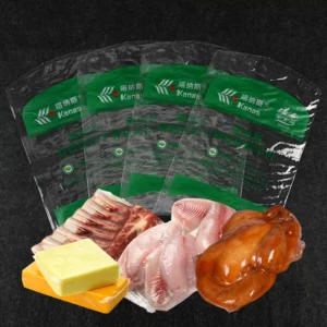 Custom Printed Shrink Bags PA PE 55 Micron for Branded Smoked Meat Cheese Fish Packaging Food Grade Leak Proof Bulk Supply Pack