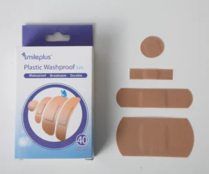 Custom Printed Waterproof Breathable PE Band Aids Washproof Classic Strong Adhesive 30 Pcs Assorted CE ISO Certified