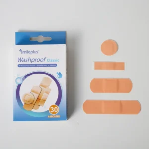 Custom Printed Waterproof Breathable PE Band Aids Washproof Classic Strong Adhesive 30 Pcs Assorted Far Infrared Disinfecting