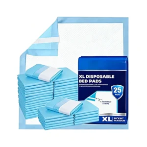 Custom Private Label Adult Incontinence Pads Waterproof Patient Care Underpad with Leak Guard for Household Use