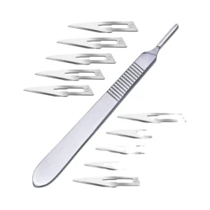 Custom Private Label OEM Logo Manual Surgical Stainless Steel Scalpel Re-usable High Quality 1 Year Warranty