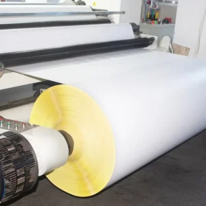 Custom Recyclable Semi Gloss Paper Thermal Jumbo Rolls Top Coated Self Adhesive Sticker Label Free Sample