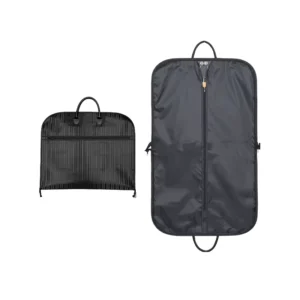 Custom Reusable Washable Foldable Black Dustproof Hanger Coat Cover Storage Garment Suit Clothes Bag