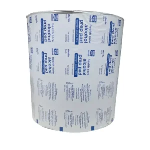 Custom Rolled ALU Aluminum Foil Paper Laminated Packaging for Alcohol Prep Pads or Swab or Lens phone Disinfection Cleaning Wipe