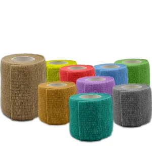 Custom Self Color Hemostatic Bandage One Time Surgical Medical Gauze Adhesive Elastic Bandage