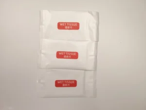 Custom Single Packed Cleaning Wet Wipes Individually Wrpped Disposable Nonwoven Fabric Wet Wipe with logo