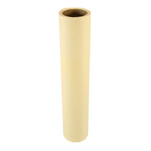 Custom Size 140G Yellow Non stick Double Sided Silicone Release Paper Roll for TPU Film Adhesive and Medical Dressing