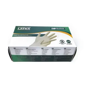Custom Size Color Logo Printed Foldable Medical Pull Type Glove Packaging Box for Examination Gloves