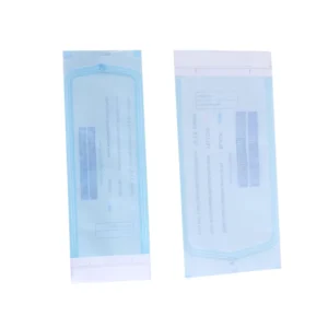 Custom Size Printed Medical Self Seal Sterile Plastic Bags Autoclave Sterilization Pouch for Dentist Tools