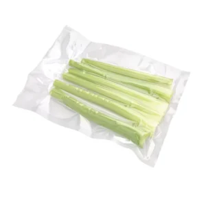 Custom Size Transparent Nylon PE Laminated Waterproof Moisture Proof 3 Side Seal 80microns Vacuum Sealer Bags for Food Milk