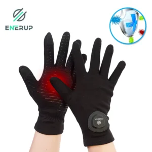 Custom Therapy Gloves Copper Cotton Non-Slip Touch Screen Arthritis Gloves Antimicrobial Promote Blood Circulation