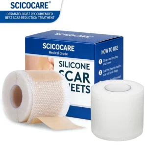 Custom Thickness Medical Grade Silicone Scar Sheets Wrinkle Removal Reusable Silicone Scar Tape for C Section Burn Surgery Acne
