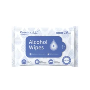 Custom Travel Pack 10Pcs Disinfecting Hand Wet Wipes Kill 99.99% Germs 75% Alcohol 15x20cm