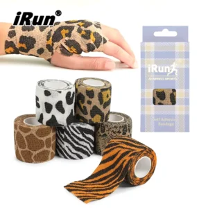 Custom Waterproof Self Adhesive Bandages Wrap Athletic Elastic Football Sock Cohesive Bandage Wrist Ankle Rubber Bandages