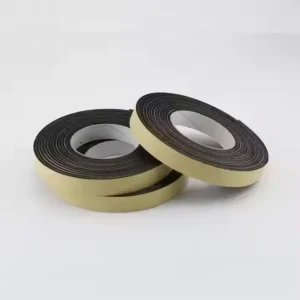 Custom White High Density EVA Foam Tape Roll Single Sided Hot Melt Glued High Density Foam Tape Adhesive Rubber Strip