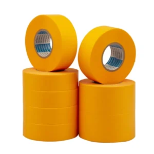 Custom White Painters Masking Tape for Painting 24mm 2inch Jumbo Roll Automotive Yellow Color Paint Paper Masking Tape for Car