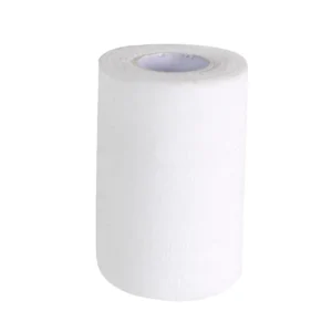 Custom Wound Care Medical Supplies Breathable Gauze Wrapped White Crepe Pbt Self Adhesive Elastic Lock Edge Bandage