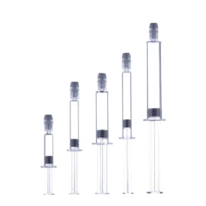 Custom logo 1ML2ML3ML5ML10ML Sterile Hypodermic Disposable Syringe Plastic Serum Cosmetic Packing Syringe Cylinder Bottle