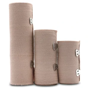 Custom logo Printed Polyester Spandex Cohesive Medical Elastic Bandage Detectable Bandage Roll for Knee Ankle