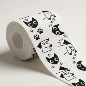 Custom logo Printing Non Woven Vet Wraps Easy Tear Self Adhesive Elastic Cohesive Bandage Vet Wrap for Pet