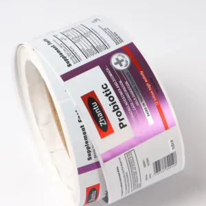 Custom logo Stickers Anesthesia Medical Warning Sticker Adhesive Sticker Medical Sirop