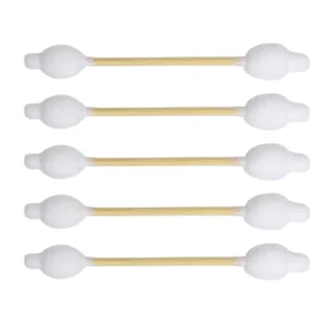 Customer customized Packaging Disposable Cotton Swabs 33pcs Bamboo Sticks Cotton Buds