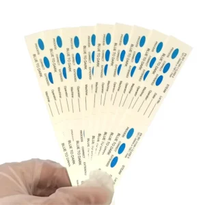 Customisable 121C Autoclave Sterilization Class 5 Indicator Cards Strips for Pharmaceutical Food ISO11140 1 Certified Blue