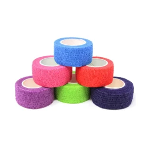 Customised Medical Supplies Multicoloured Wrapped Sports Fingers Adhesive Tape Nonwoven Cohesive Bandage