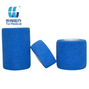 Customizable 15CM 4.5M Non Woven Self Elastic Adhesive Bandage Breathable Flexible Elastic Cohesive Sports Tape Vet Wrap for