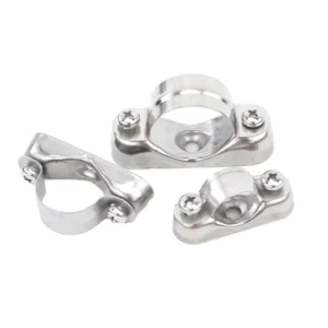 Customizable Aluminum Alloy Off Wall Code Saddle Clip 16/20/25/32/40/50mm Pipe Clamp Bracket OEM Fixed Clip Saddle Clamps