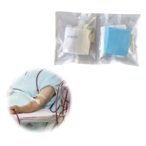 Customizable Disposable Sterile Hemodialysis Care Kit Medical Dialysis Set With Transparent Wound Dressings for Hospitals