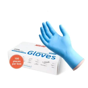 Customizable Food Grade 3mil Disposable Nitrile Gloves Powder Free Waterproof Oil Resistsnt Gloves Pure Nitrile Safety Gloves