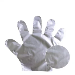 Customizable Food Grade Disposable Sterile Safety Gloves White Kitchen Use Waterproof PE Material Silicone Free