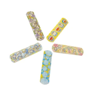 Customizable Kid Logo First Wound Adhesive Waterproof Antibacterial Hypoallergenic Band Aid for 3-6/6-8 Years Novelty PE