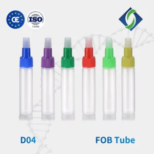 Customizable Plastic Test Tubes with Screw Cap Fecal Occult Blood Test (FOB) Set OEM Supported