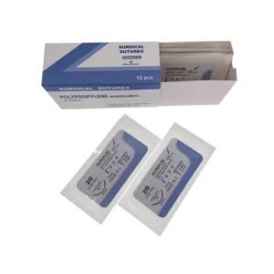 Customizable Veterinary Consumables Non Absorbable Nylon Silk Polyester Medical Surgical Suture on Sale