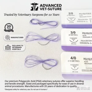 Customizable Veterinary Consumables Non-Absorbable Nylon Silk Polyester Medical Surgical Suture on Sale
