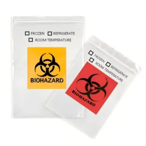 Customization Three Layer Zipper Bag Medical Testing Pathology Biological Specimen Transportation Hot Stamping Moisture Proof